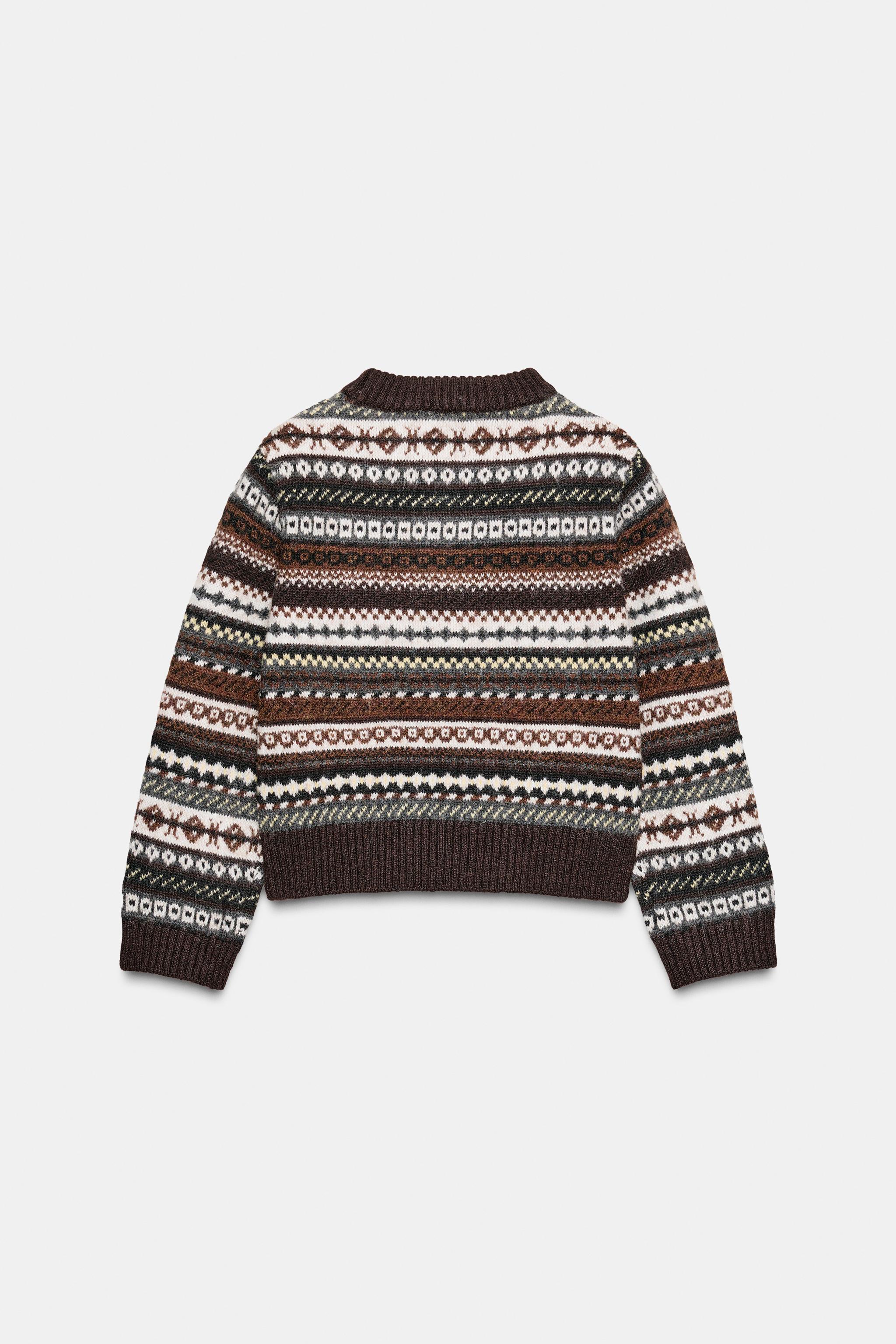 JACQUARD KNIT JUMPER